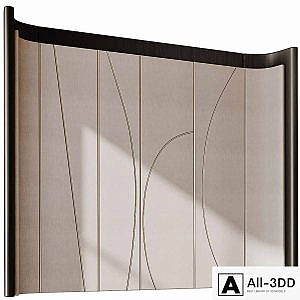 Decorative wall 3d panel headboard 026