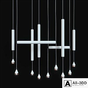 Pendant lamp BROKIS PURO WHITE