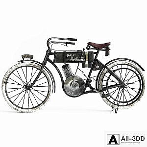 Motorbike Harley-Davidson in 1906