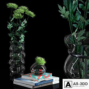 Green Spider Mom Asters Set