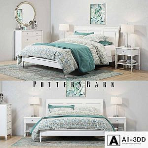 Pottery Barn Crosby White Bedroom set