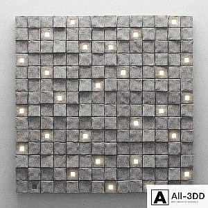 Panel stone cube