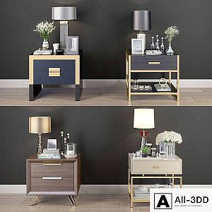 Nightstand Decorative Set01