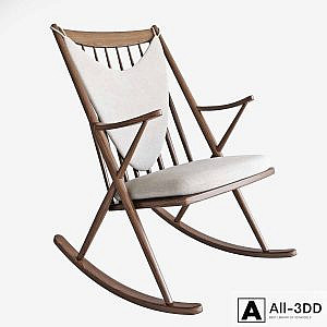 Frank Reenskaug Bramin Rocking Chair.