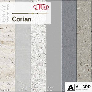 Dupont Corian Kitchen Countertops Gray 2