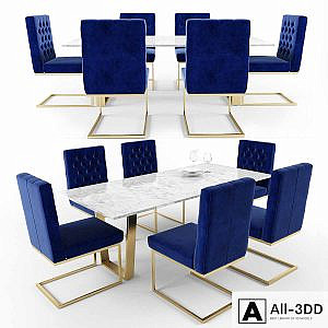 Cameron Velvet Dining Chair