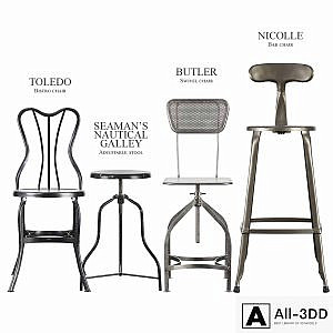 Industrial stools and chairs