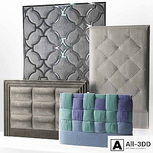 Headboard-9, fabric panel