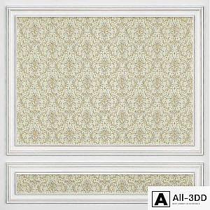 Damask wallpaper