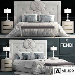 Bed fendi Cameo Maxi Bed