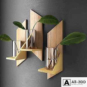 Decorative shelves with sheets