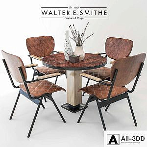 Dublin House Chair and Table - Walter E. Smithe Set