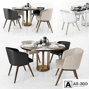 round dining set