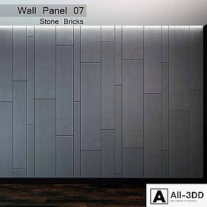 Wall Panel 07. Stone Bricks