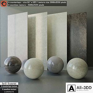 Laminate countertops & Seamless texture Set 13