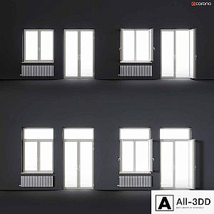 Wood-aluminum windows