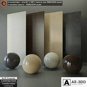 Laminate countertops & Seamless texture Set 25