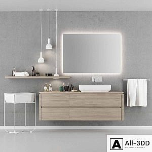 Bathroom furniture set Scavolini QI