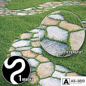 Stone path | Lawn