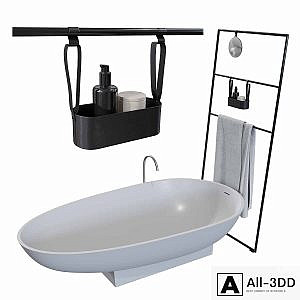 Bathroom Set / Agape Spoon & Burgbad