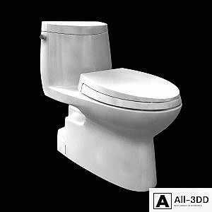 toto Carlyle II One-Piece Toilet 1.28 GPF Elongated Bowl
