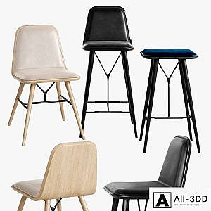 Fredericia Spine Stool Barstool Chair