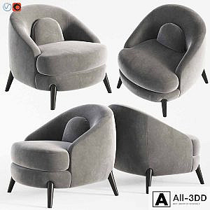 Bocca Lounge Chair Josephdirand