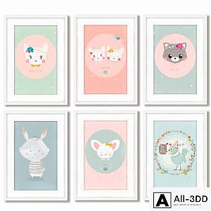 Posters for the decoration of the children's room.