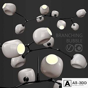 Branching bubble 8 lamps