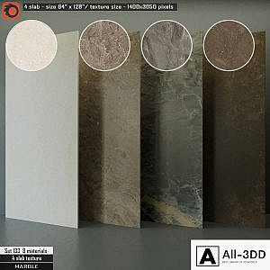 Marble Slab Set 133