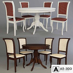 Woodville factory furniture set