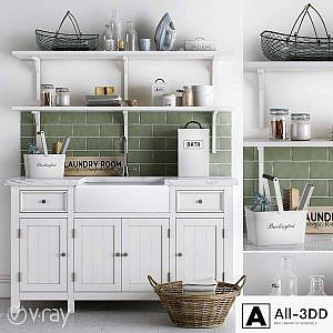 Green Utility Room - Dominic Blackmore