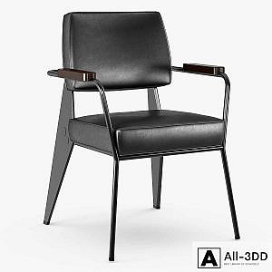 Vitra - Fauteuil direction by Jean Prouve