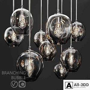 Branching bubble 1 lamp