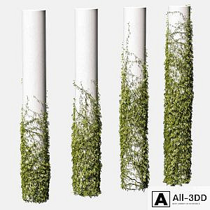 Leaves for round columns. 4 models