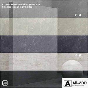 Material (seamless) - coating, marble, plaster set 46