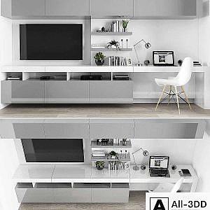 TV stand set 02