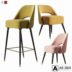 Essentialhome Collins Chair and Bar stool Set