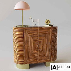 Avalon Rattan Bar