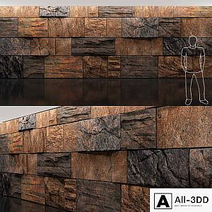 wild stone wall