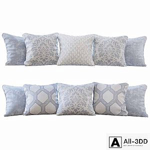 Set of pillows with Jab Damasco 01 fabrics (Pillows Jab Damasco 01 YOU)