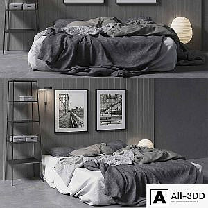 Scandinavian bed