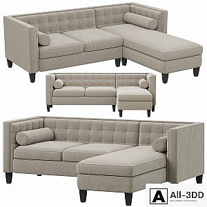 Dantone Home Sofa Poole corner right