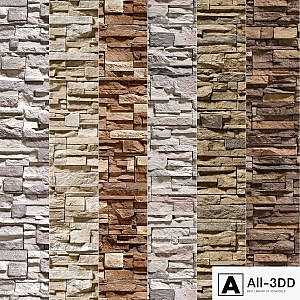 Stone Walls set 7 - Vray Material