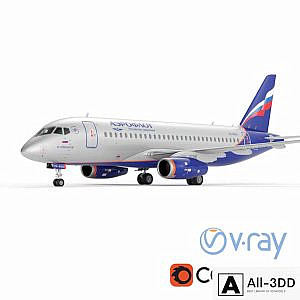 Aircraft SSJ-100 Aeroflot