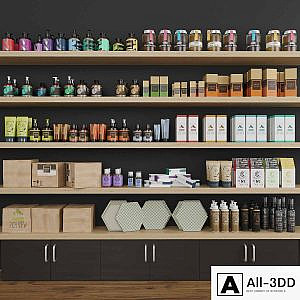 Collection set of cosmetics for beauty salons or shops. Make up