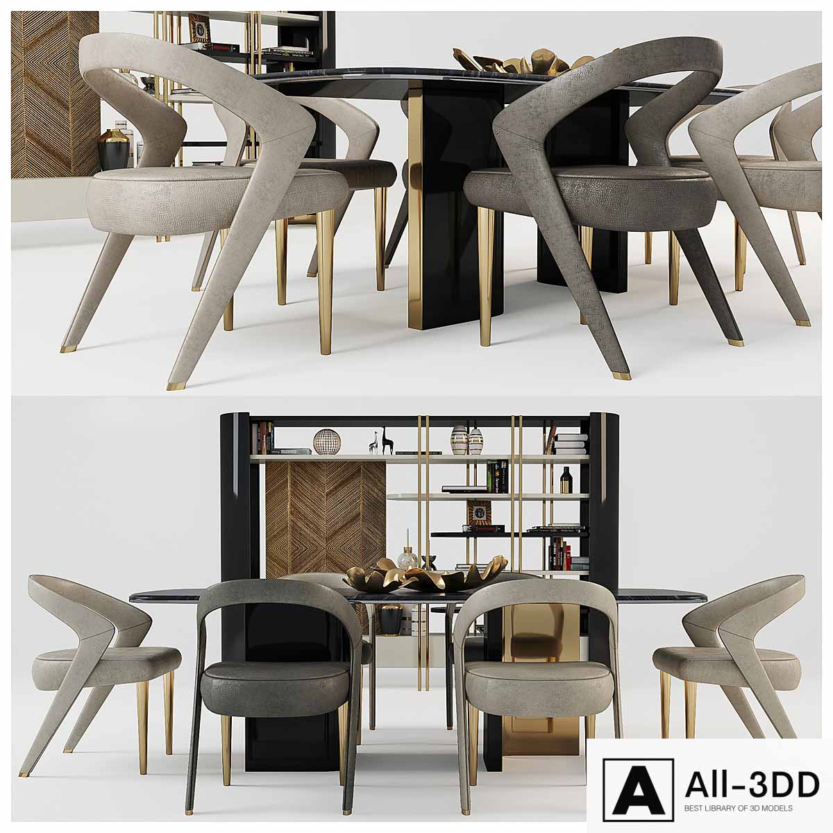 BIZOTTI IKAT modern interior 3D model BIZOTTI IKAT