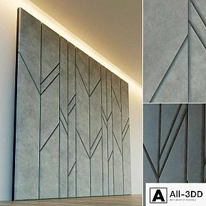 Decorative wall. Soft panel. 14