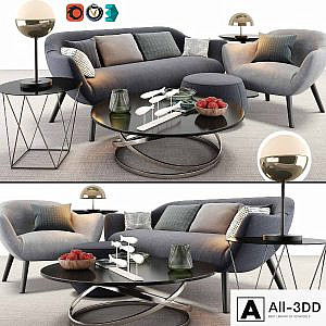 Poliform Mad Sofa Chair Set