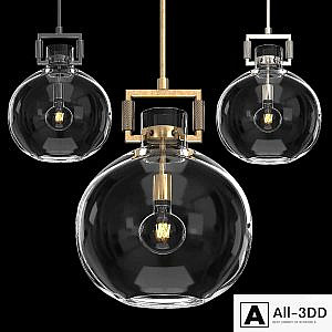 MACHINIST GLASS GLOBE PENDANT